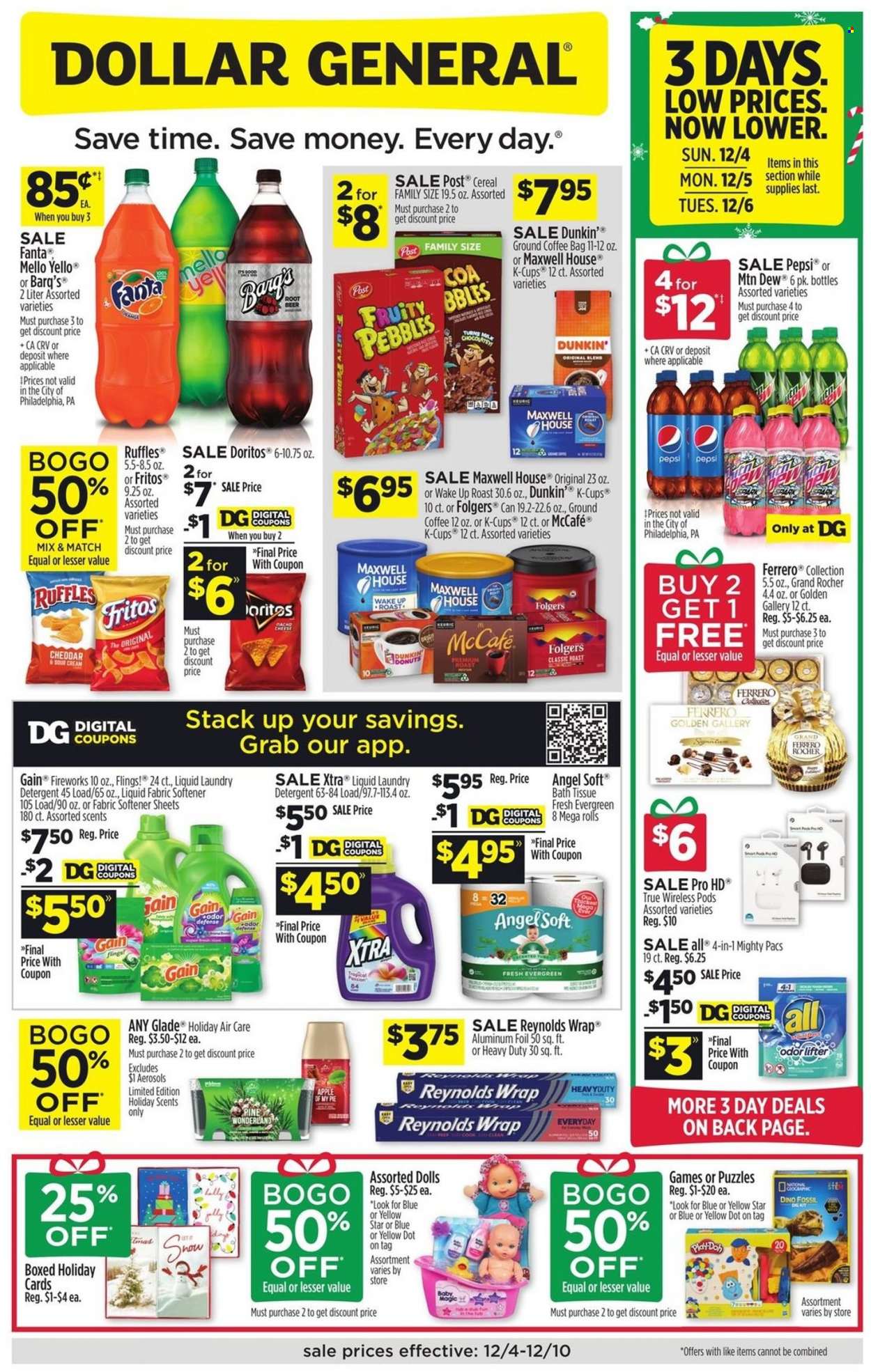 Dollar General ad - 12/04/2022 - 12/10/2022. Page 1