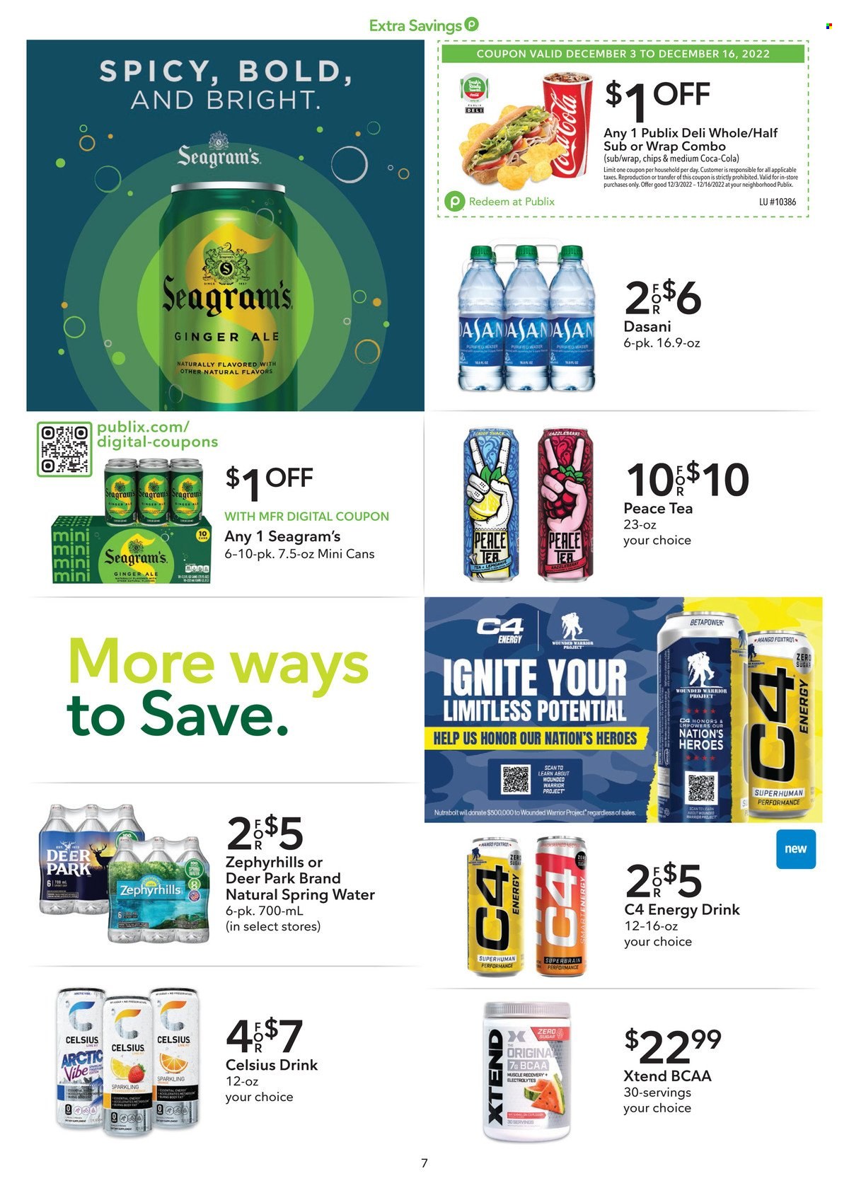 Publix ad - 12/03/2022 - 12/16/2022. Page 7