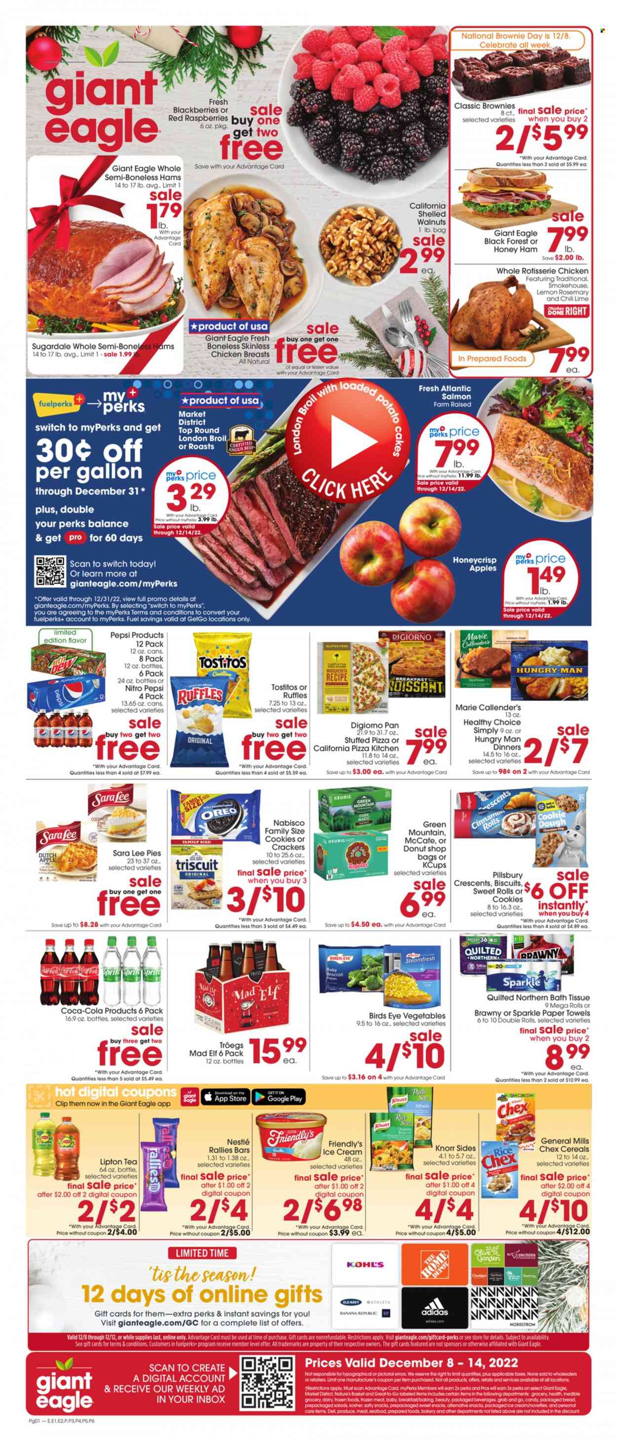 Giant Eagle ad - 12/08/2022 - 12/14/2022. Page 1