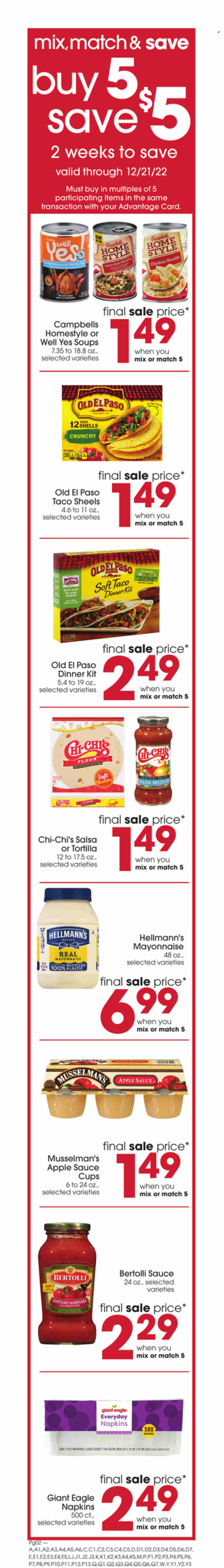 Giant Eagle ad - 12/08/2022 - 12/14/2022. Page 8