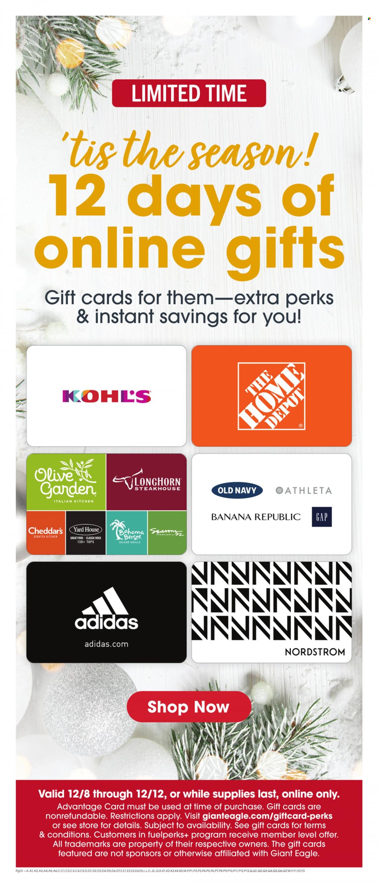 Giant Eagle ad - 12/08/2022 - 12/14/2022. Page 14
