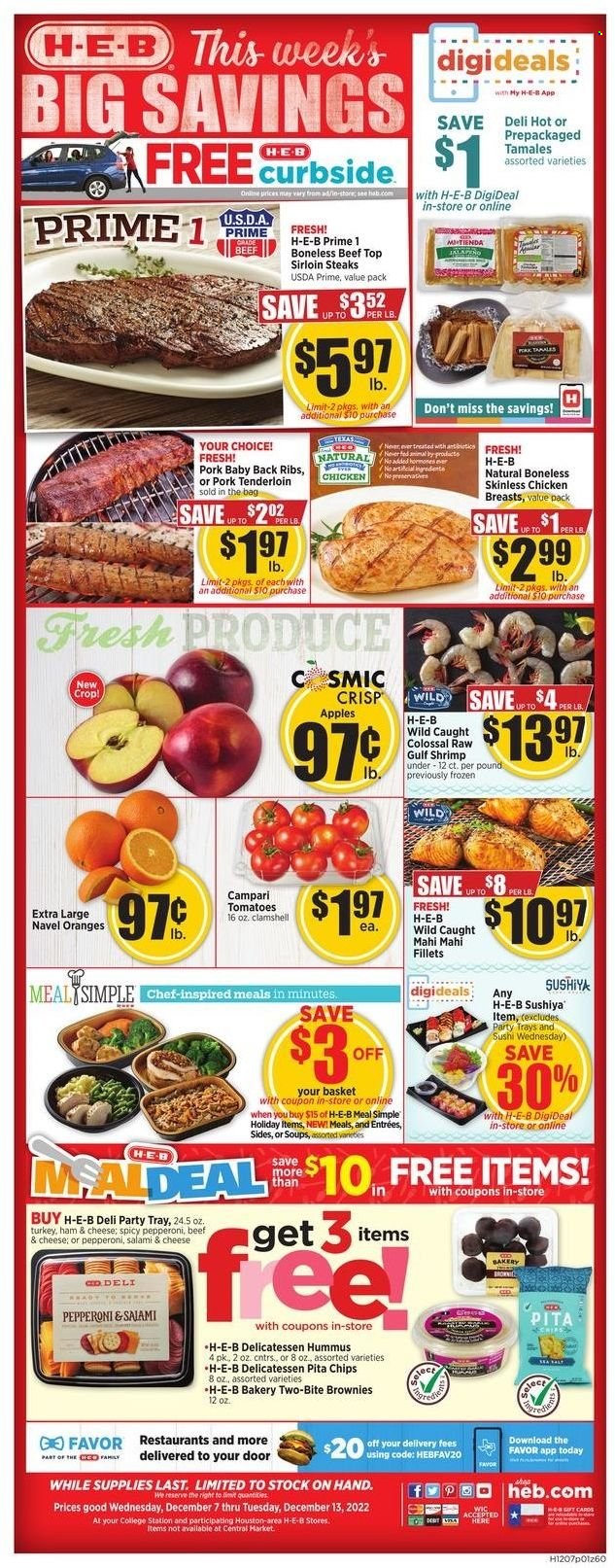 H-E-B ad - 12/07/2022 - 12/13/2022. Page 1