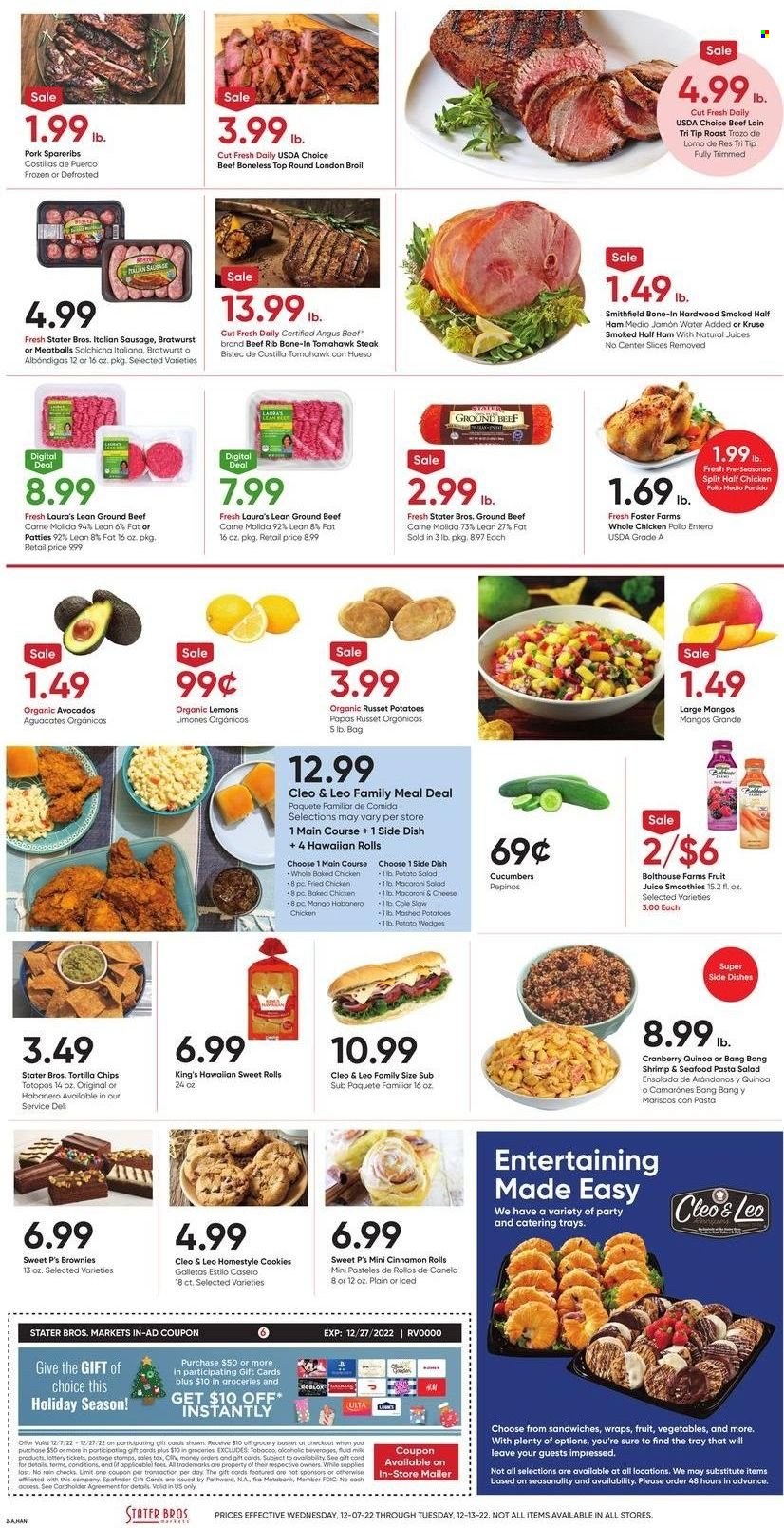 Stater Bros. ad - 12/07/2022 - 12/13/2022. Page 2