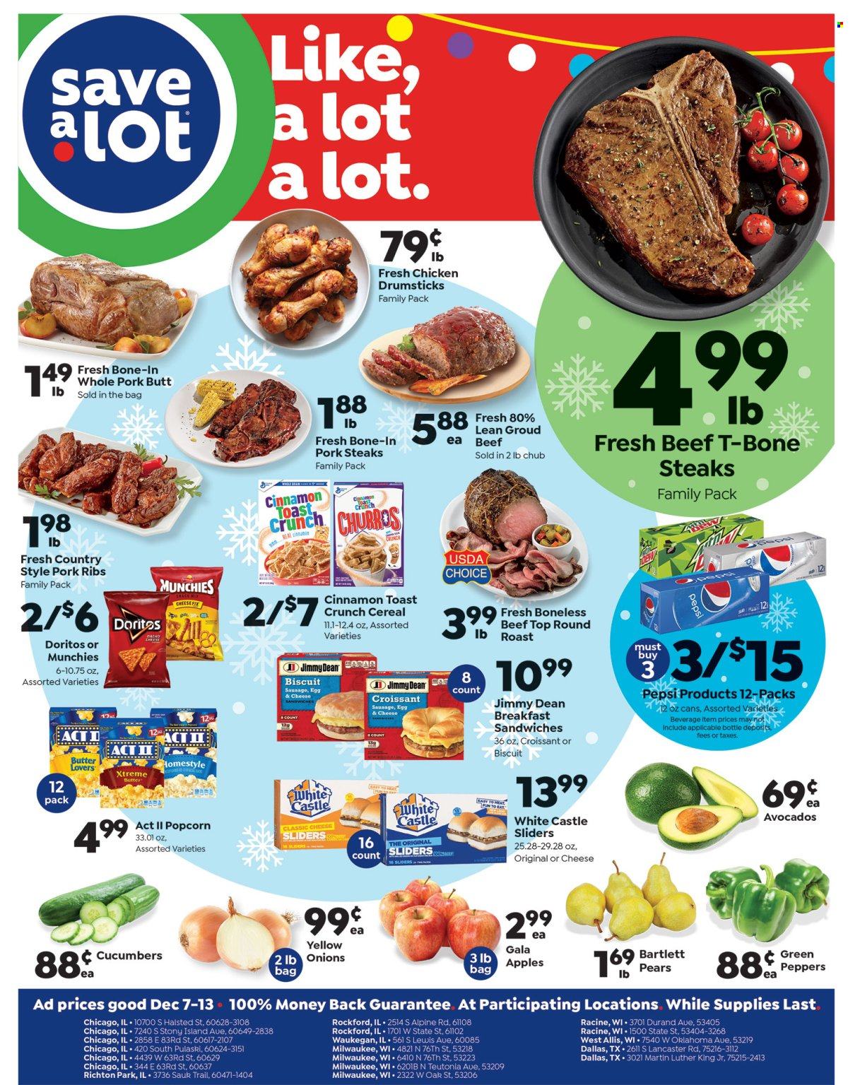 Save a Lot ad - 12/07/2022 - 12/13/2022. Page 1