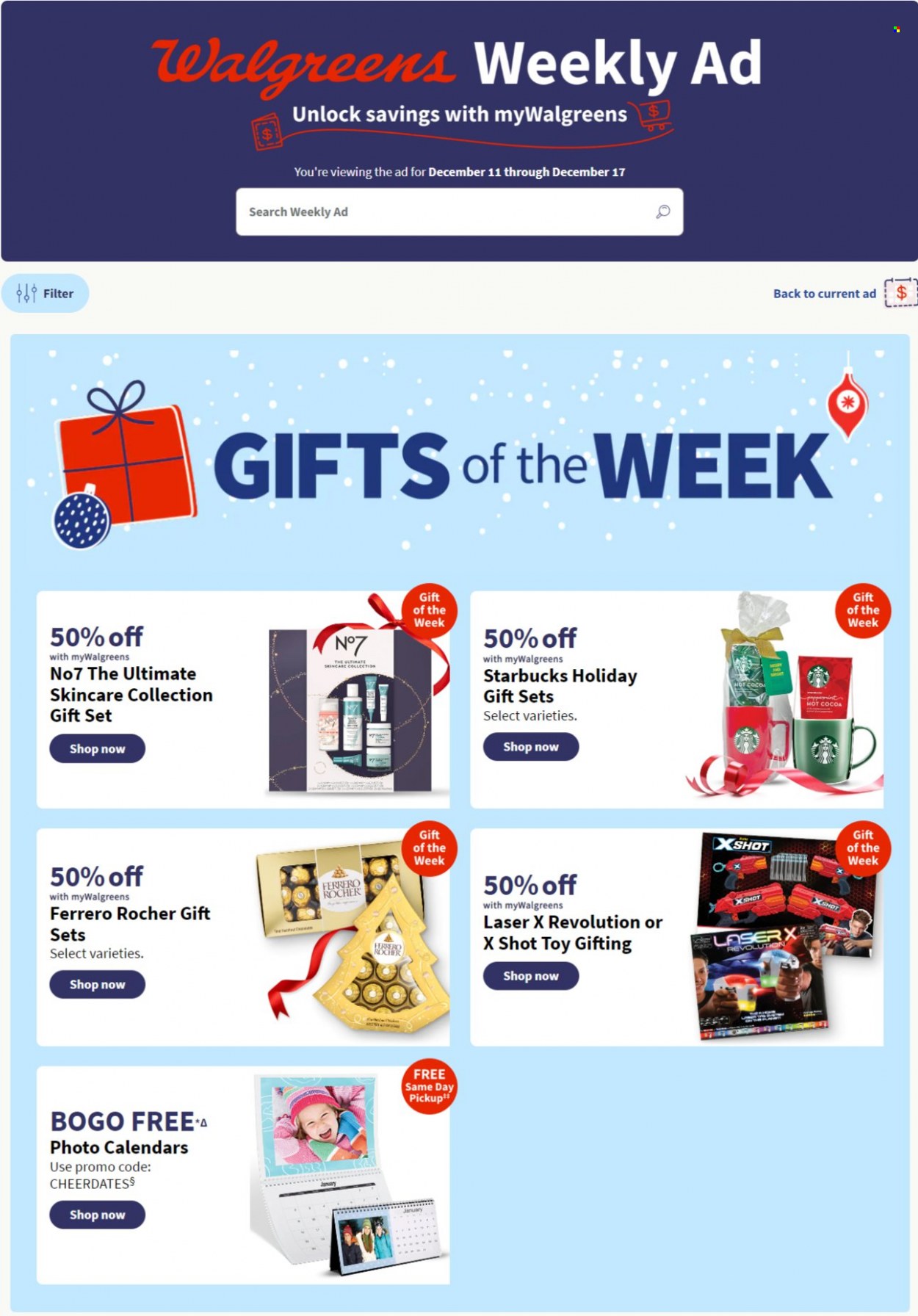Walgreens ad - 12/11/2022 - 12/17/2022. Page 1