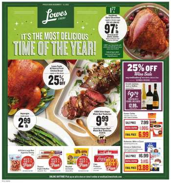 Lowes Foods Flyer - 12/07/2022 - 12/13/2022.
