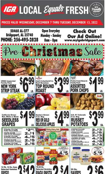 IGA Flyer - 12/07/2022 - 12/13/2022.