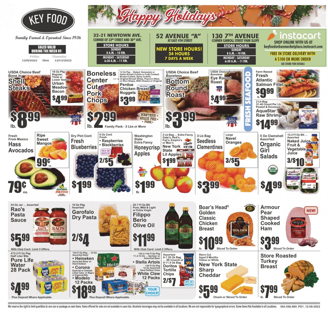 Key Food ad - 12/09/2022 - 12/15/2022. Page 1