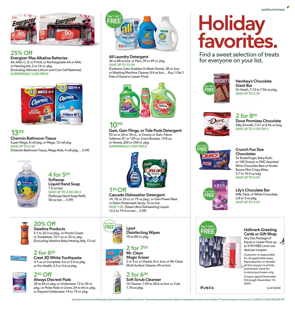 Publix ad - 12/08/2022 - 12/14/2022. Page 19