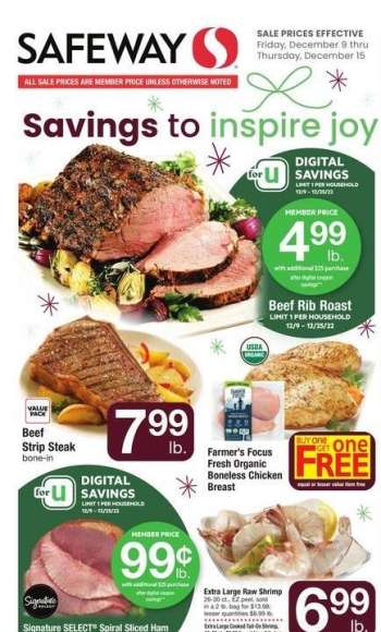 Safeway Flyer - 12/09/2022 - 12/15/2022.