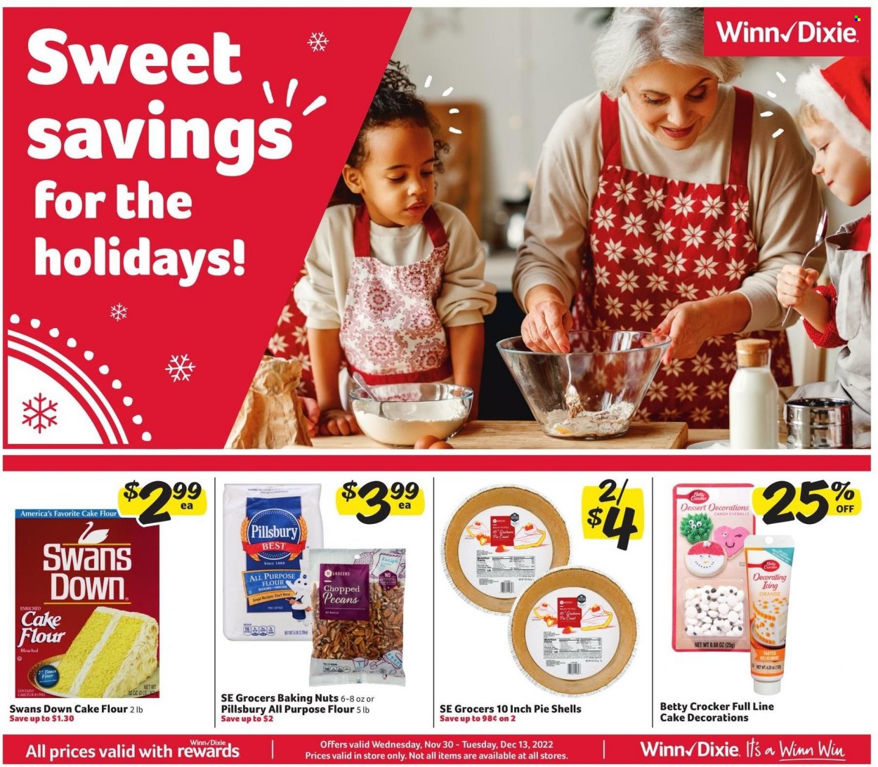 Winn Dixie ad - 11/30/2022 - 12/13/2022. Page 1