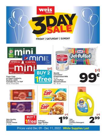 Weis Flyer - 12/09/2022 - 12/11/2022.