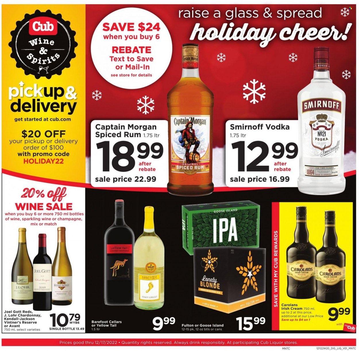 Cub Foods ad - 12/11/2022 - 12/17/2022. Page 1