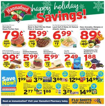 Hannaford Flyer - December 11, 2022 - December 17, 2022.