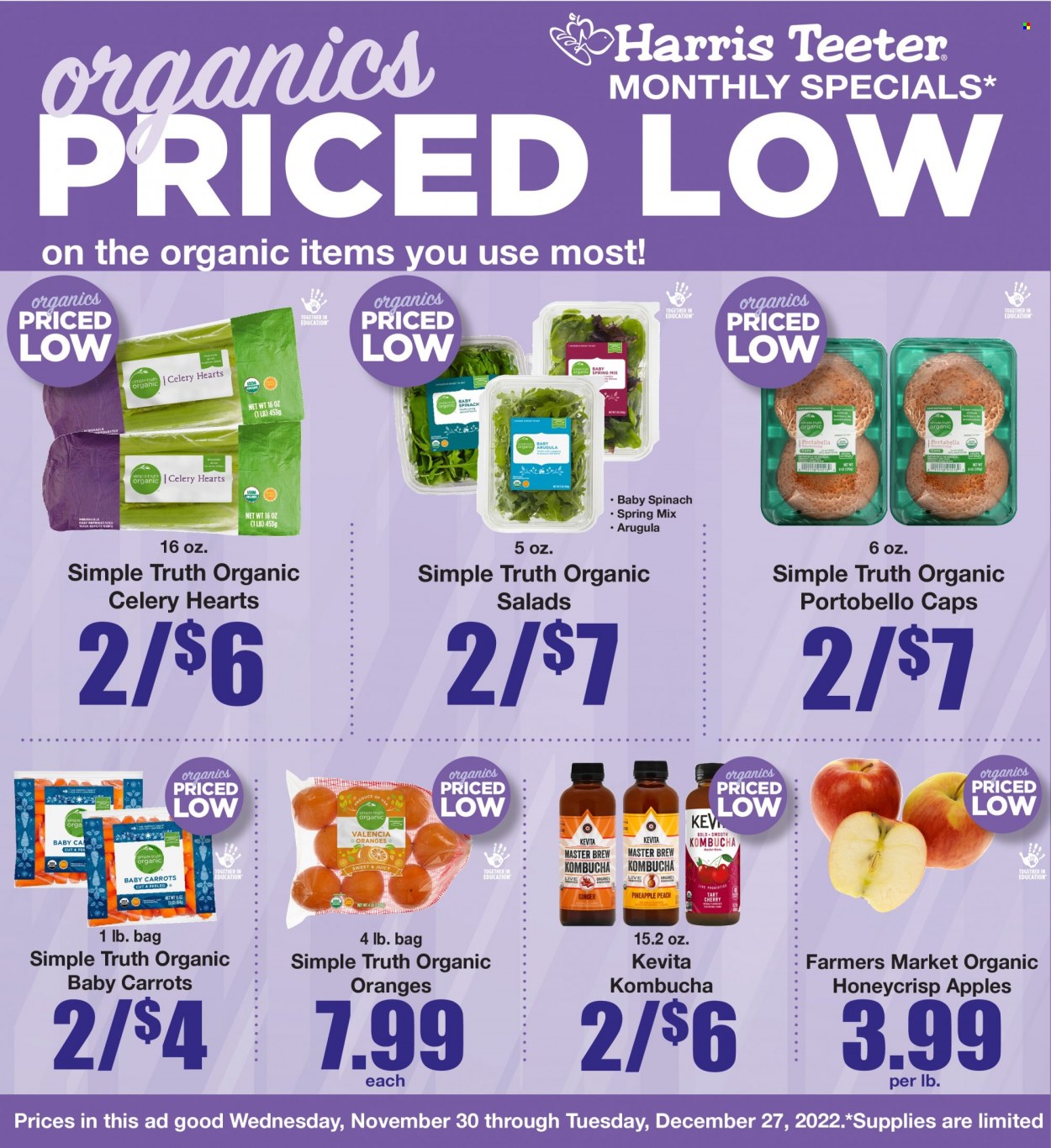 Harris Teeter ad - 11/30/2022 - 12/27/2022. Page 1