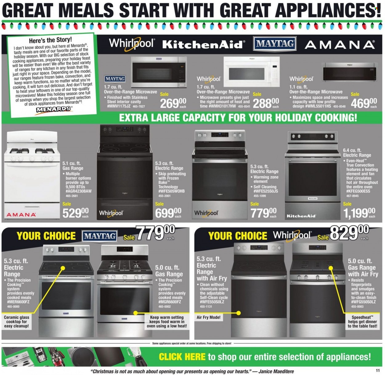 Menards ad - 12/13/2022 - 12/24/2022. Page 11