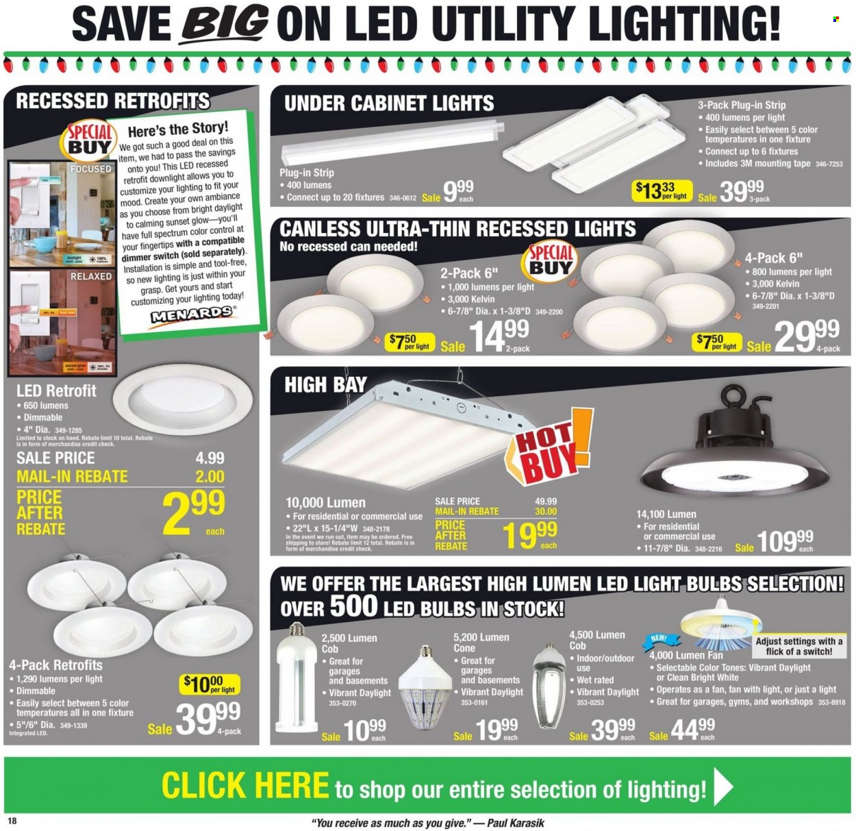 Menards ad - 12/13/2022 - 12/24/2022. Page 19