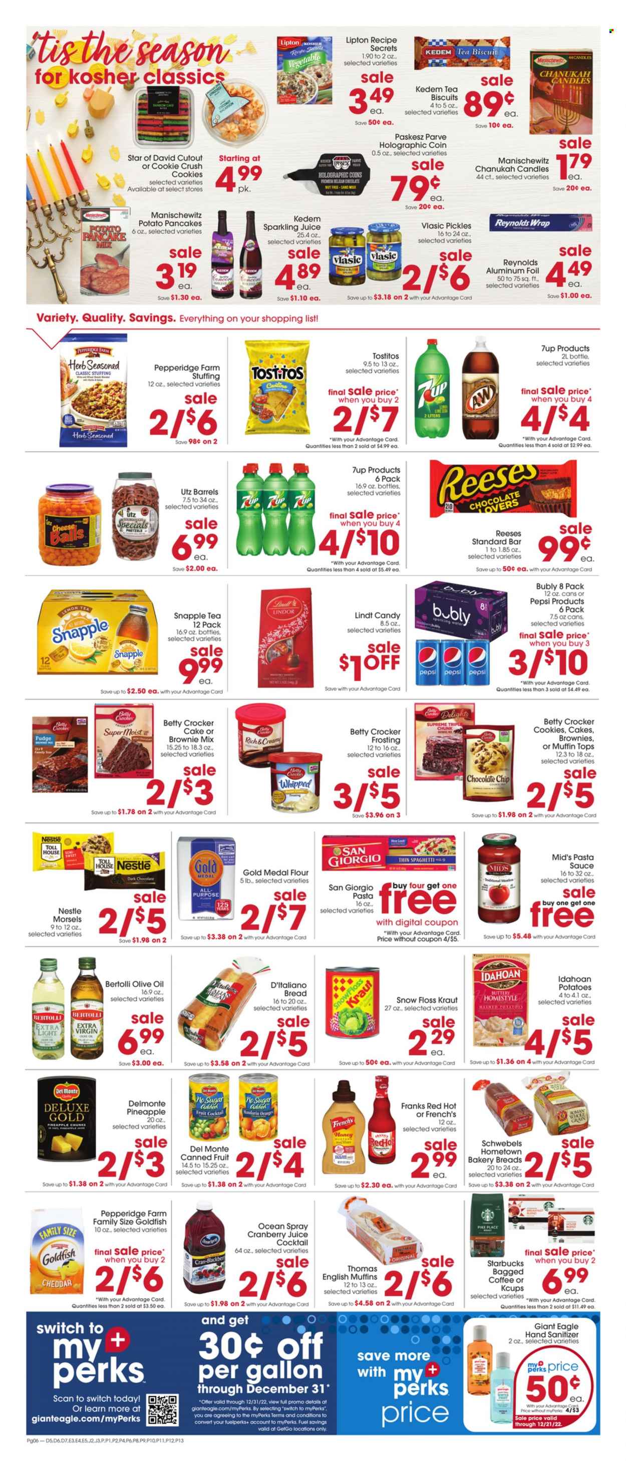 Giant Eagle ad - 12/15/2022 - 12/21/2022. Page 6