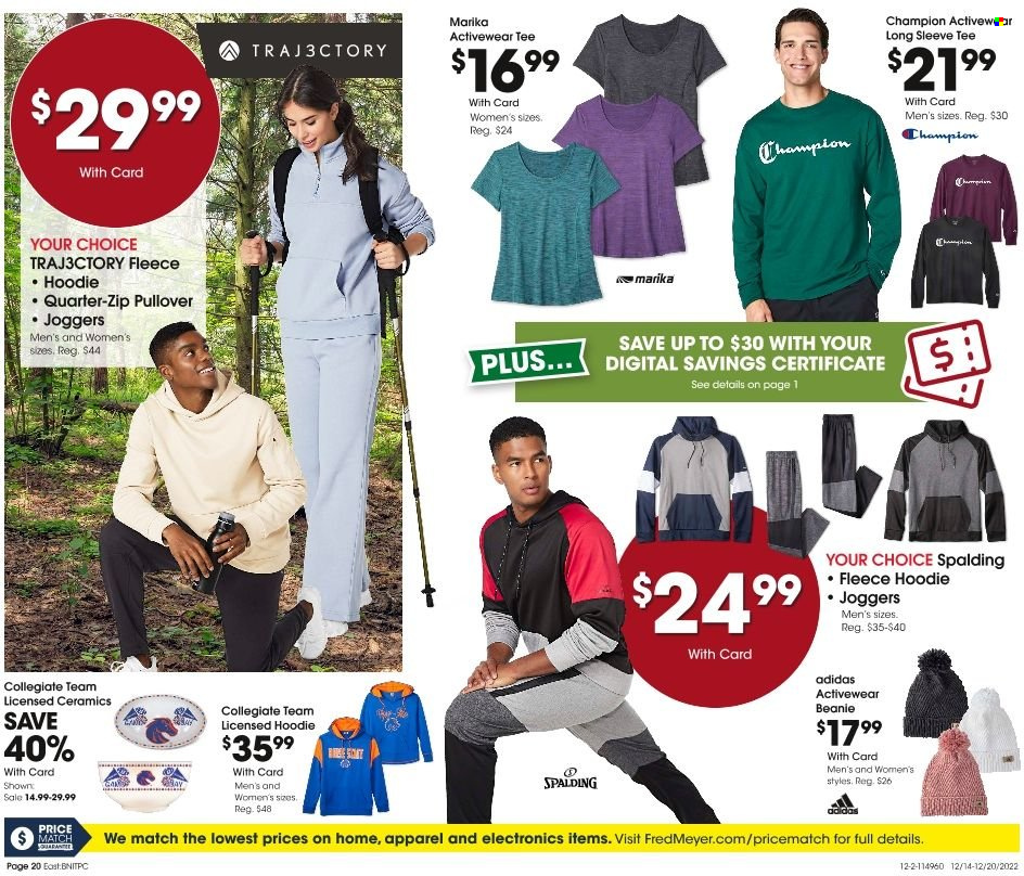 Fred Meyer ad - 12/14/2022 - 12/20/2022. Page 20