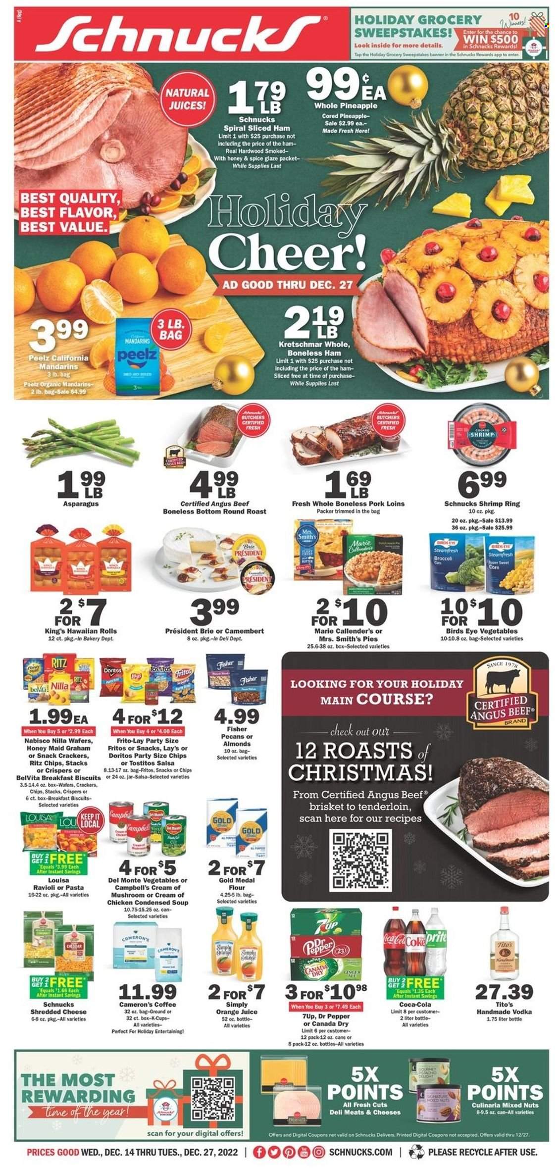 Schnucks ad - 12/14/2022 - 12/27/2022. Page 1