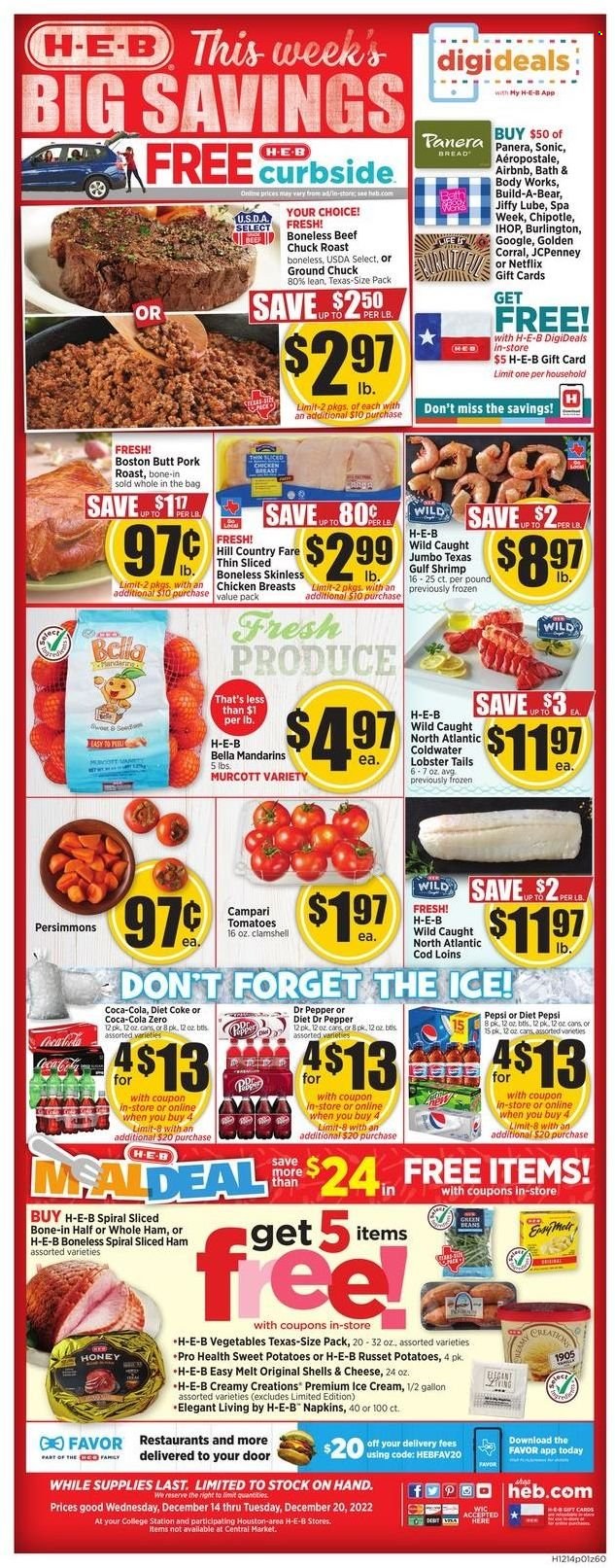 H-E-B ad - 12/14/2022 - 12/20/2022. Page 1