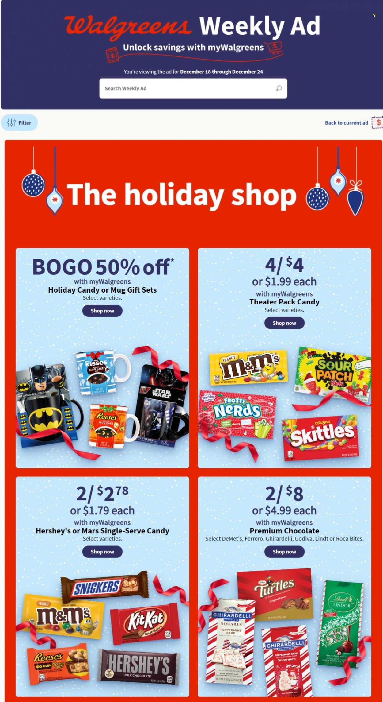 Walgreens ad - 12/18/2022 - 12/24/2022. Page 1