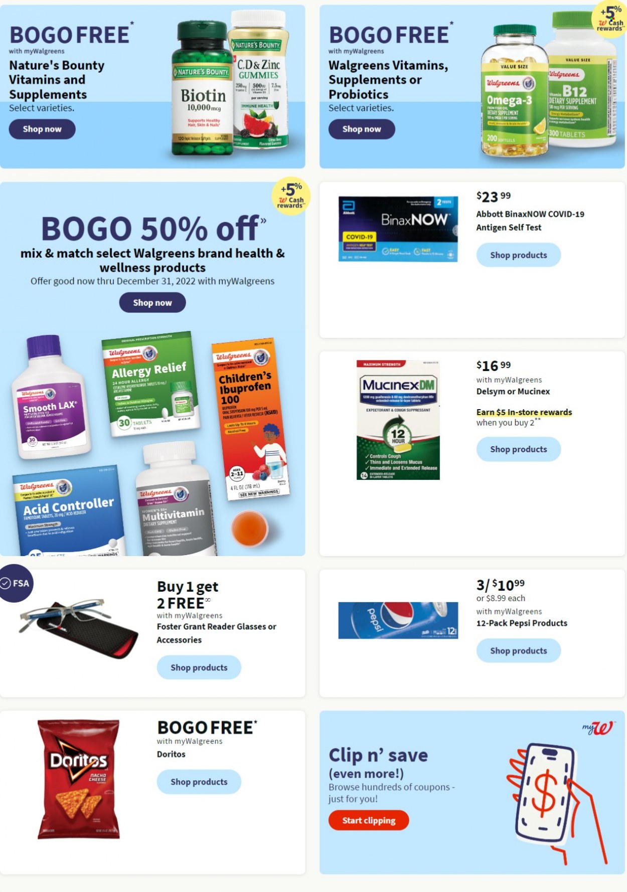 Walgreens ad - 12/18/2022 - 12/24/2022. Page 8