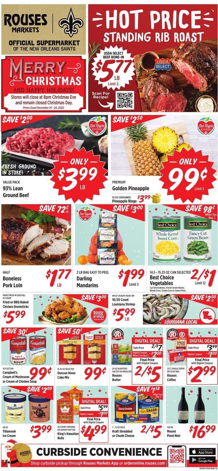 Rouses Markets ad - 12/14/2022 - 12/19/2022. Page 1