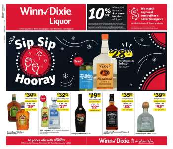 Winn Dixie Flyer - 11/28/2022 - 01/01/2023.