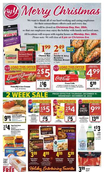 Big Y Flyer - 12/15/2022 - 12/28/2022.