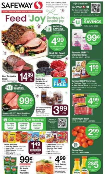 Safeway Flyer - 12/16/2022 - 12/22/2022.