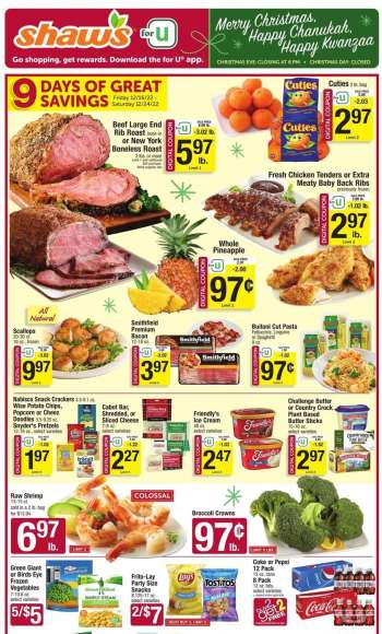 Shaw’s Flyer - 12/16/2022 - 12/24/2022.