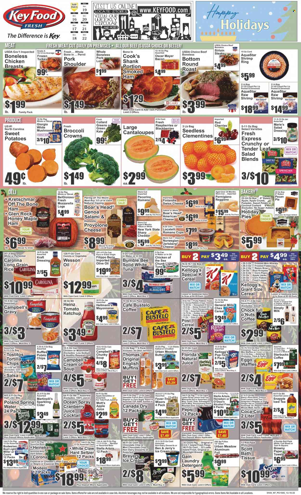 Key Food ad - 12/16/2022 - 12/22/2022. Page 1