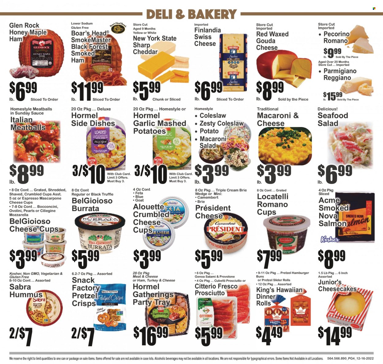 Key Food ad - 12/16/2022 - 12/22/2022. Page 4