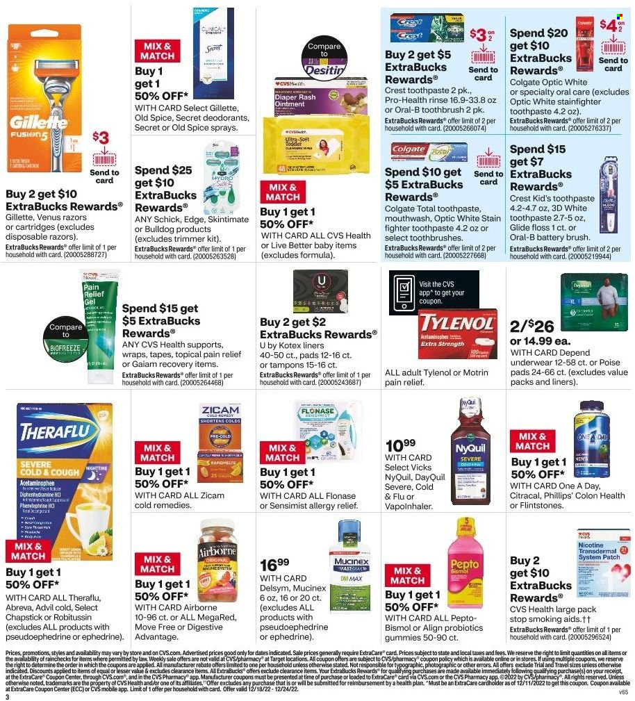 CVS Pharmacy ad - 12/18/2022 - 12/24/2022. Page 3