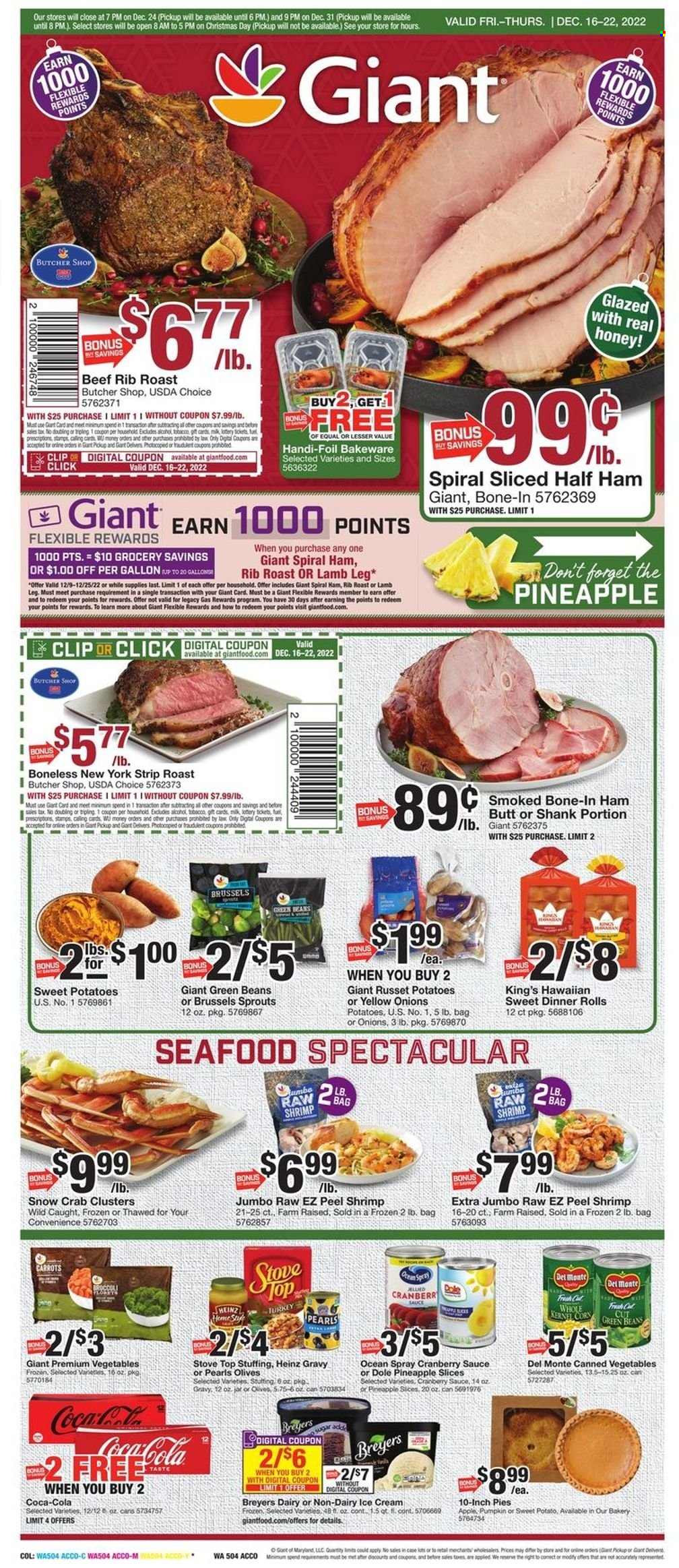 Giant Food ad - 12/16/2022 - 12/22/2022. Page 1