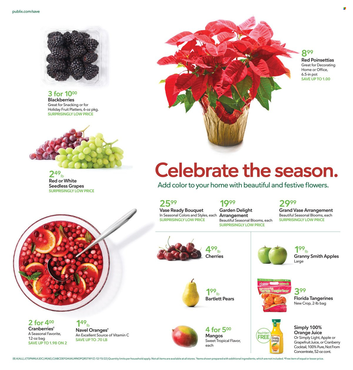 Publix ad - 12/15/2022 - 12/24/2022. Page 7