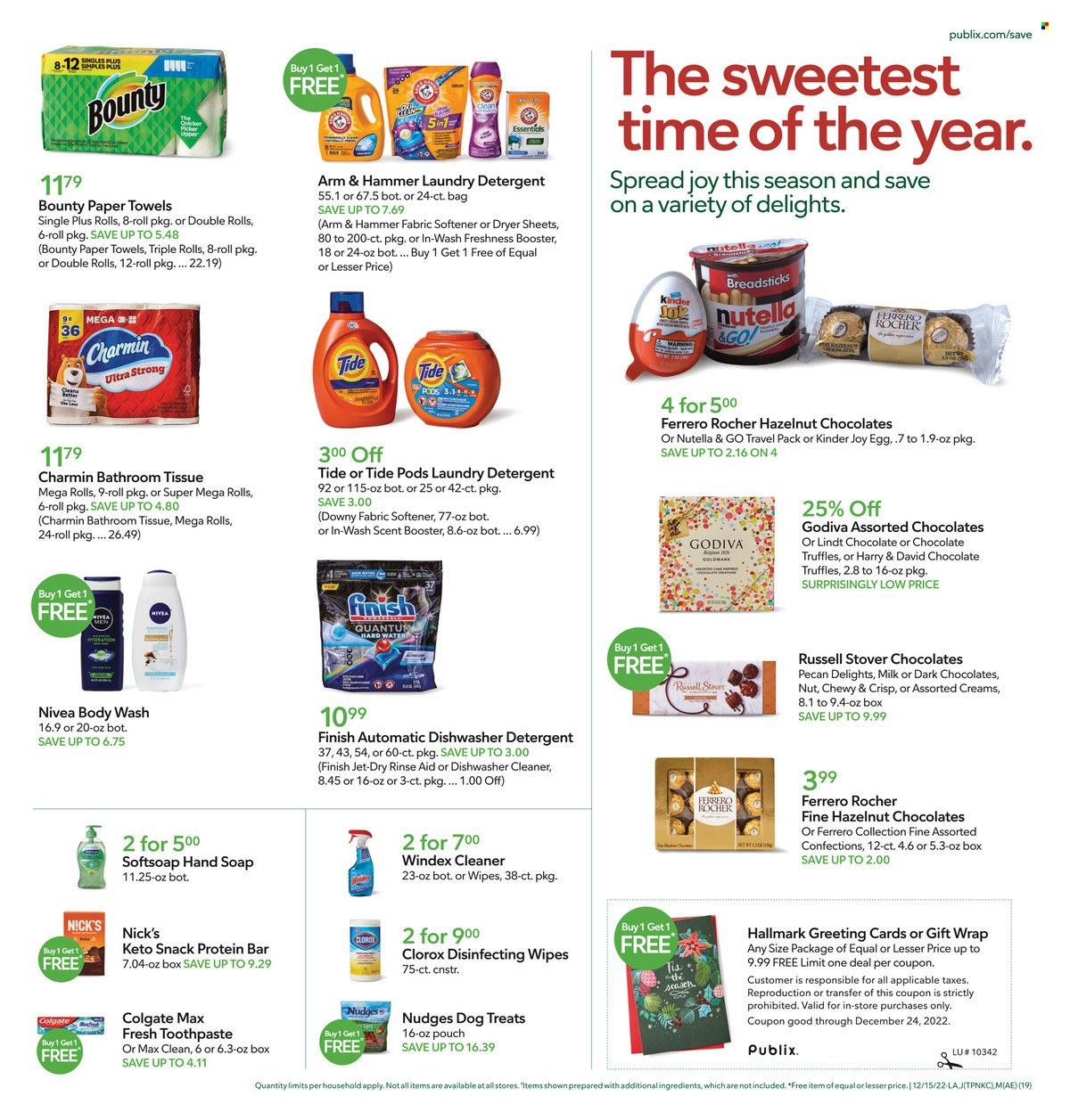 Publix ad - 12/15/2022 - 12/24/2022. Page 18