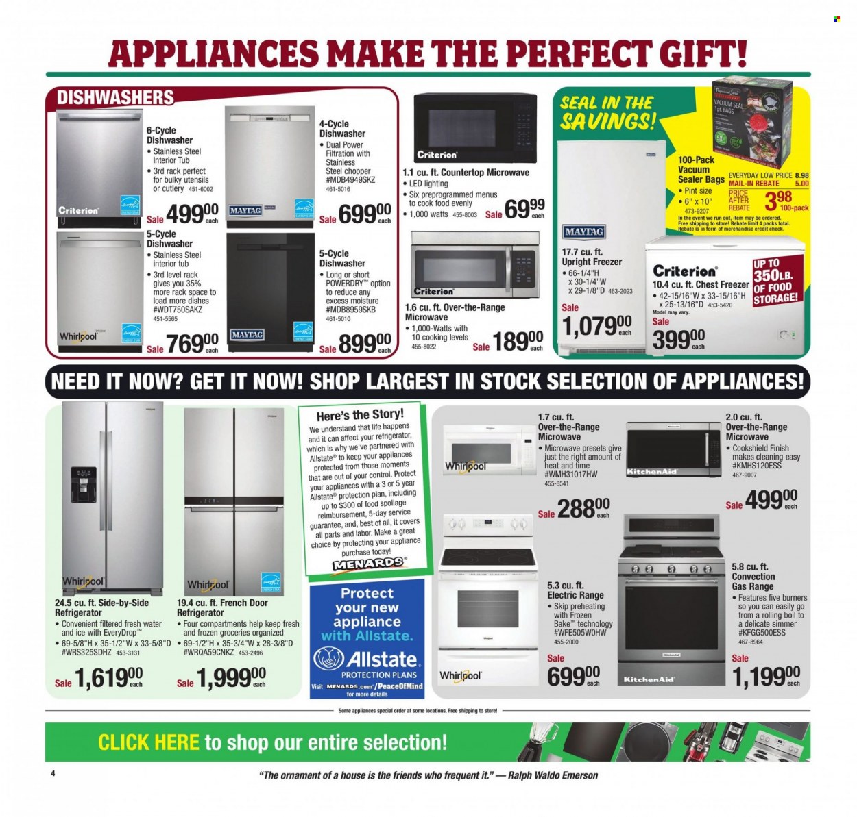 Menards ad - 12/16/2022 - 12/24/2022. Page 4