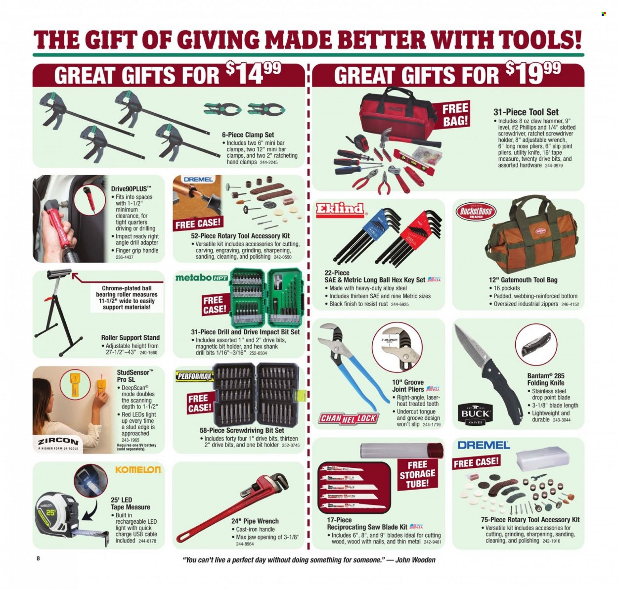 Menards ad - 12/16/2022 - 12/24/2022. Page 9