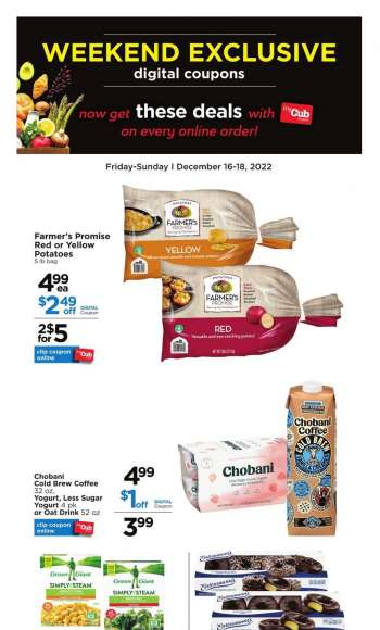 Cub Foods Flyer - 12/16/2022 - 12/18/2022.