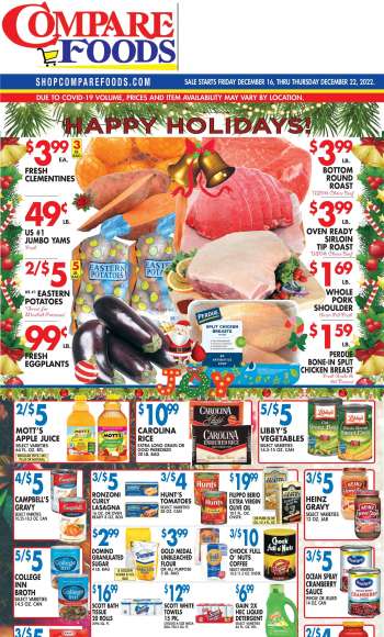 Compare Foods Flyer - 12/16/2022 - 12/22/2022.