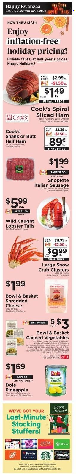 ShopRite ad - 12/18/2022 - 12/24/2022. Page 16