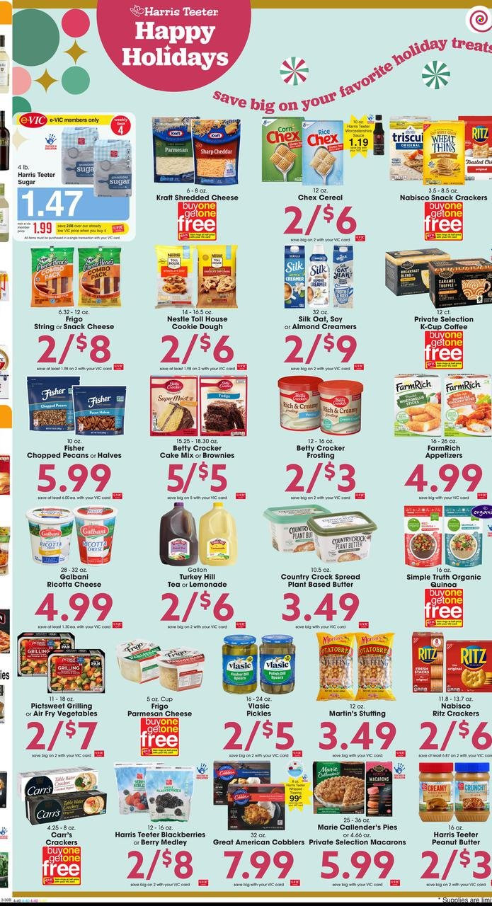 Harris Teeter ad - 12/14/2022 - 12/20/2022. Page 4