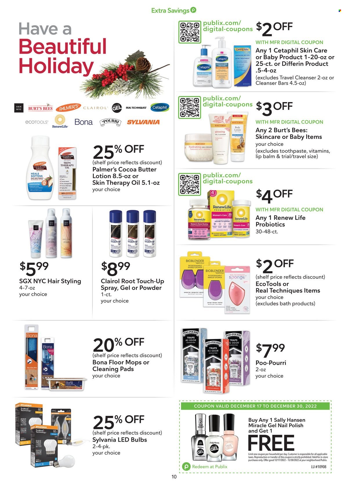 Publix ad - 12/17/2022 - 12/30/2022. Page 10