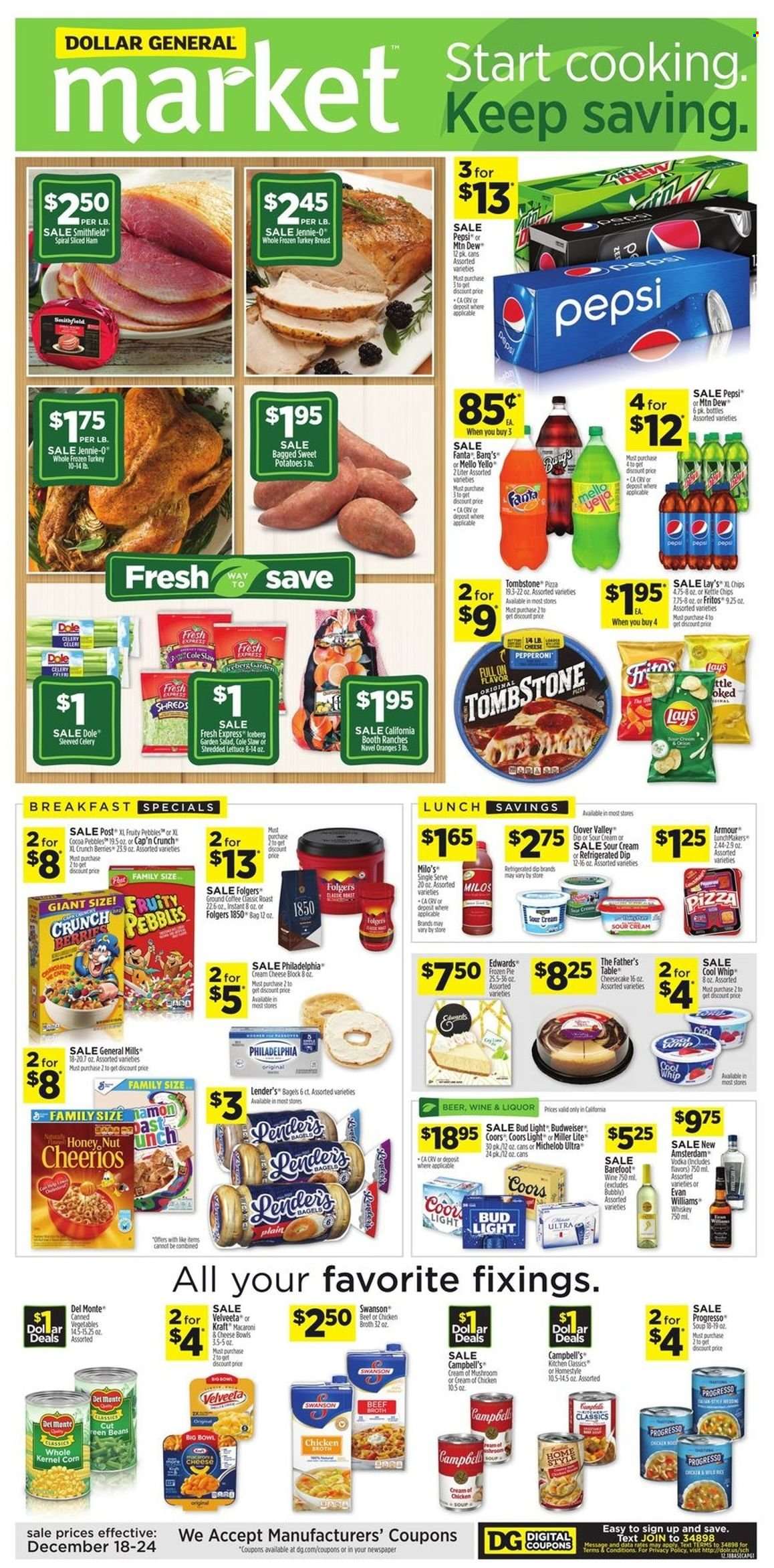 Dollar General ad - 12/18/2022 - 12/24/2022. Page 1