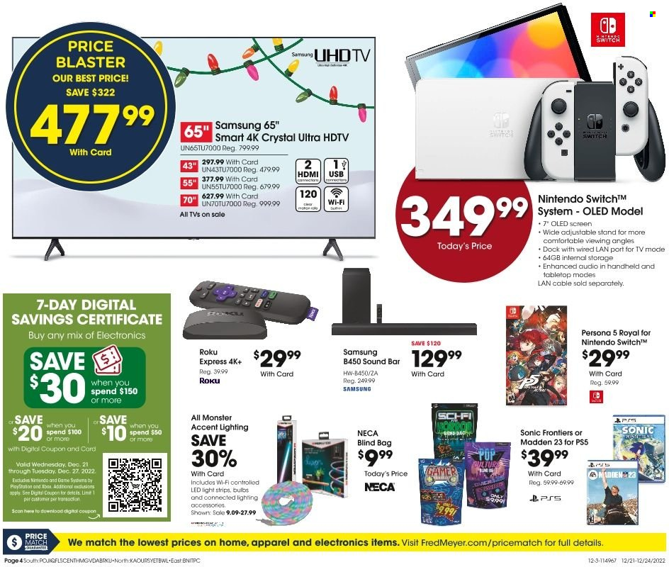 Fred Meyer ad - 12/21/2022 - 12/24/2022. Page 4
