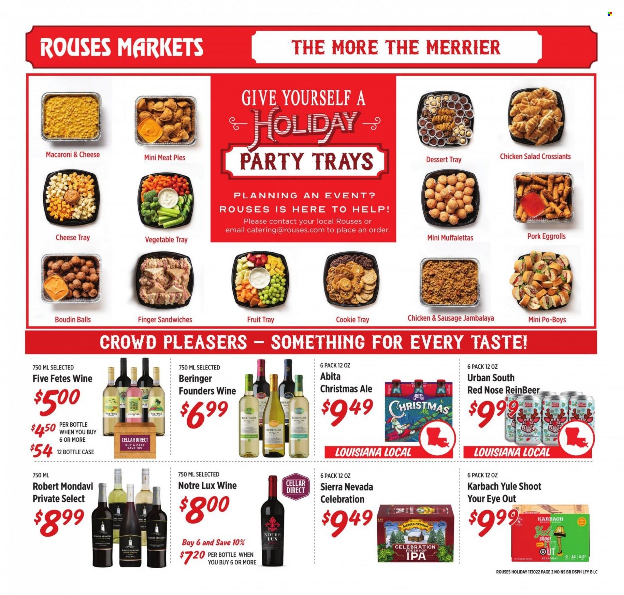 Rouses Markets ad - 11/30/2022 - 12/28/2022. Page 2