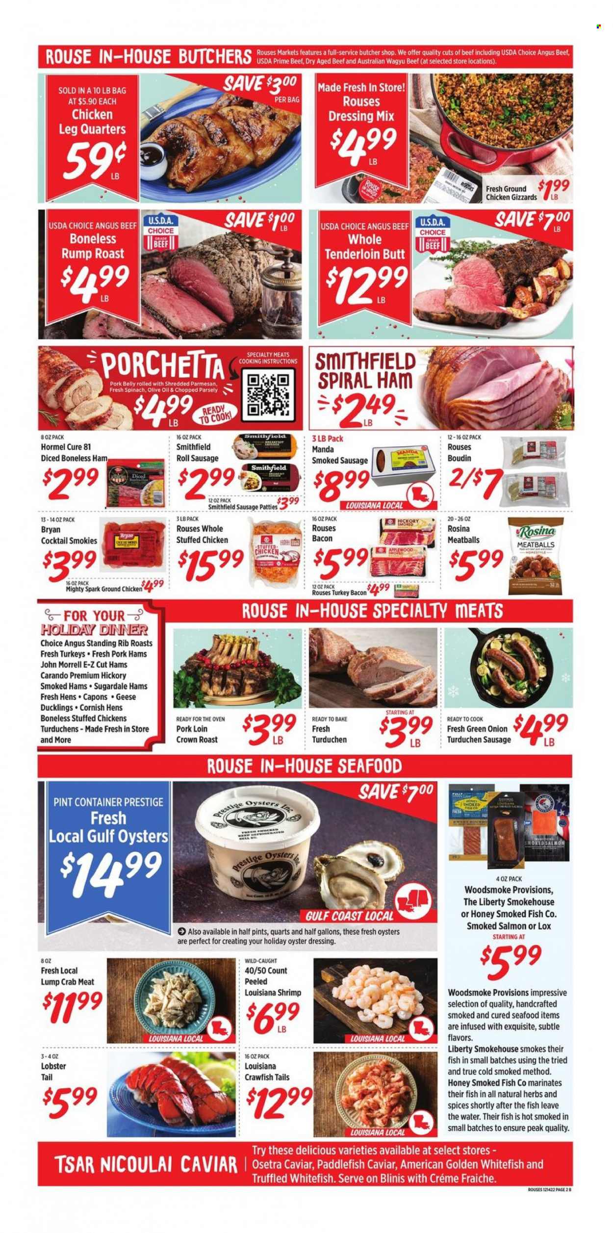Rouses Markets ad - 12/14/2022 - 12/24/2022. Page 2