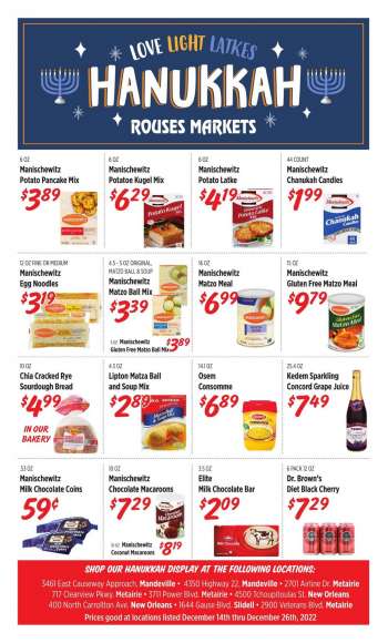 Rouses Markets Flyer - 12/14/2022 - 12/26/2022.